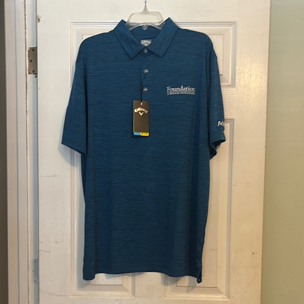 Callaway Blue Polo Shirt Classic Design